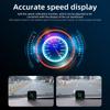 LED G4S GPS HUD Car Head Up Display 2.5 Inch Screen Digital Clock Compass Speedometer KMH Alarm On Board Computer With Holder