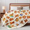 Capybara Blanket Gifts Warm Flannel Capybaras Throw Blanket Bedding Decor for Capybara Lovers Kids Girls Women Adults 50"x40"