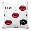 Creative Valentine's Day Happy Series Digital printing short plush pillow covers for car sofa office cushion cover home goods