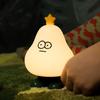 Creative Cute Cartoon Small Night Lamp Night Light Children's Bedroom Bedside Soft Light Eye Protection Simple Timing Companion