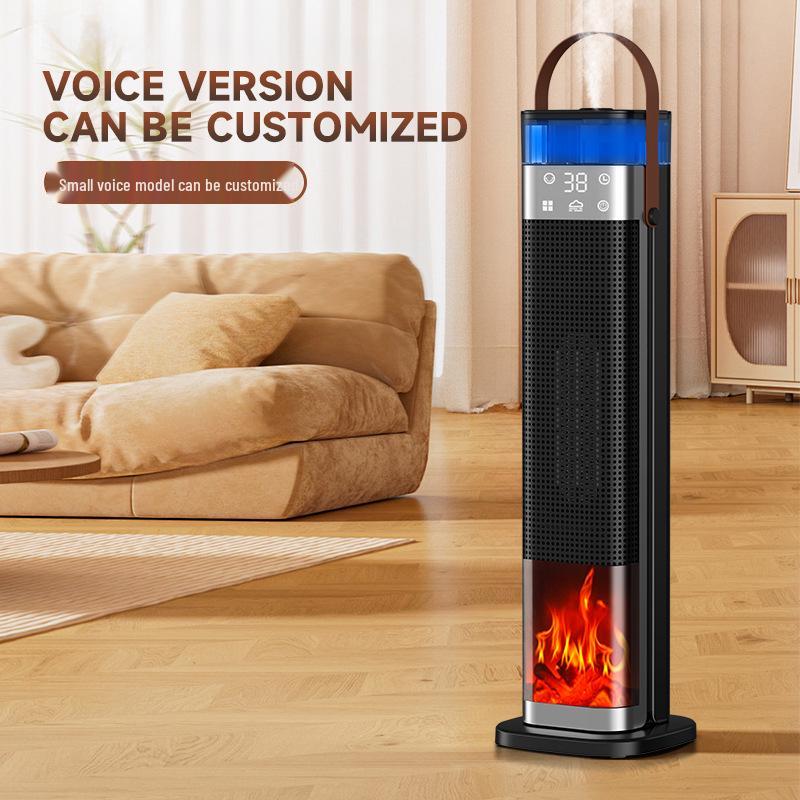 Smart Voice-Controlled PTC Heater & Humidifier with Simulated Flame