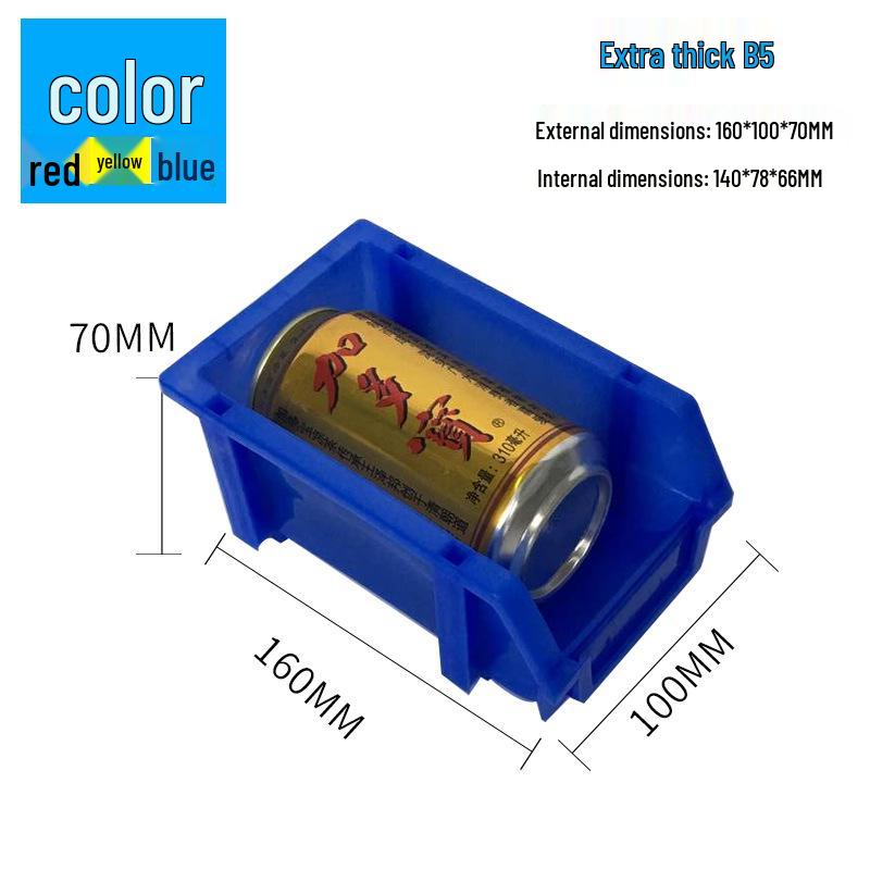 Slanted Mouth Plastic Storage Box for Screws and Tools – Classified Component Shelf