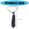 Kids Adjustable Neck Chain Tie With 3D Heart Design And Accent Stylish Accessory For Prom Casual Event
