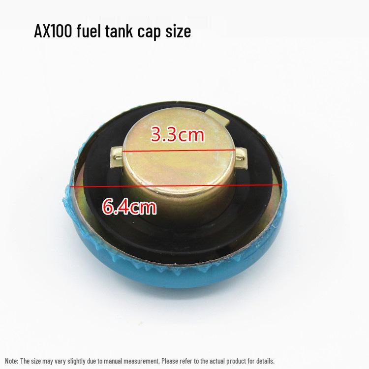 Tri-Wheel Motorcycle Fuel Cap Lock for AX100, Jinbiao, WY125, Kymco CBT, Dayang, Jog Lingying, and JH70 Models.