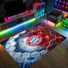 Bayern München Design Kristall Sammet Matta Mysig Icke?Halkskyddad tryckt matta för sovrum, vardagsrum, entré