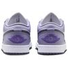 New Jordan Air Jordan 1 Anti Slip Wear Resistant Low Top Vintage Basketball Shoes Men's Purple White 553558-145