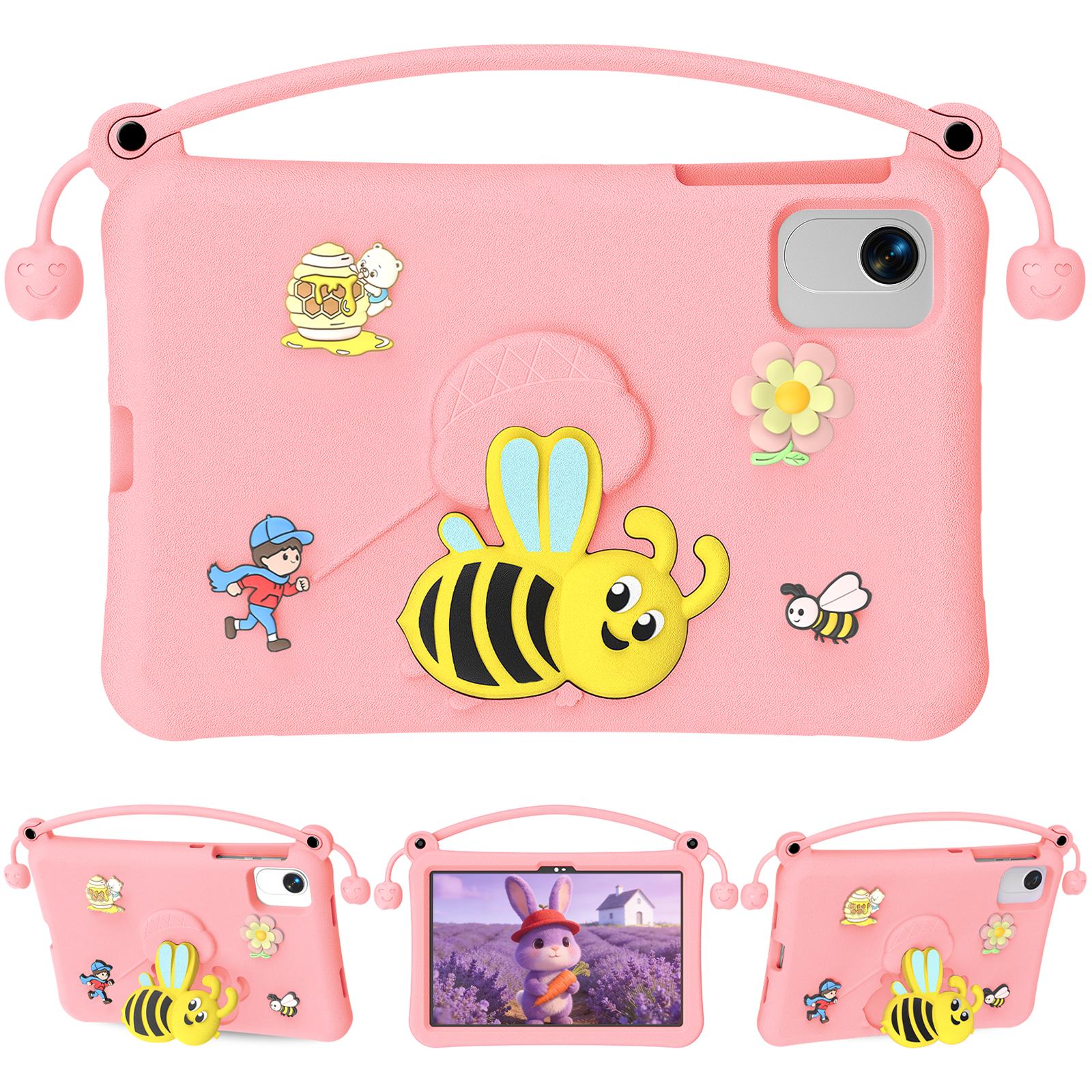 Cute Kids Case for Honor 11.5inch Pad X9 X8 Pro  2023 Pad X9A X10 PRO 2026 Durable Lightweight EVA Shockproof Protective Handle HONOR PAD X9 11.5in розовый