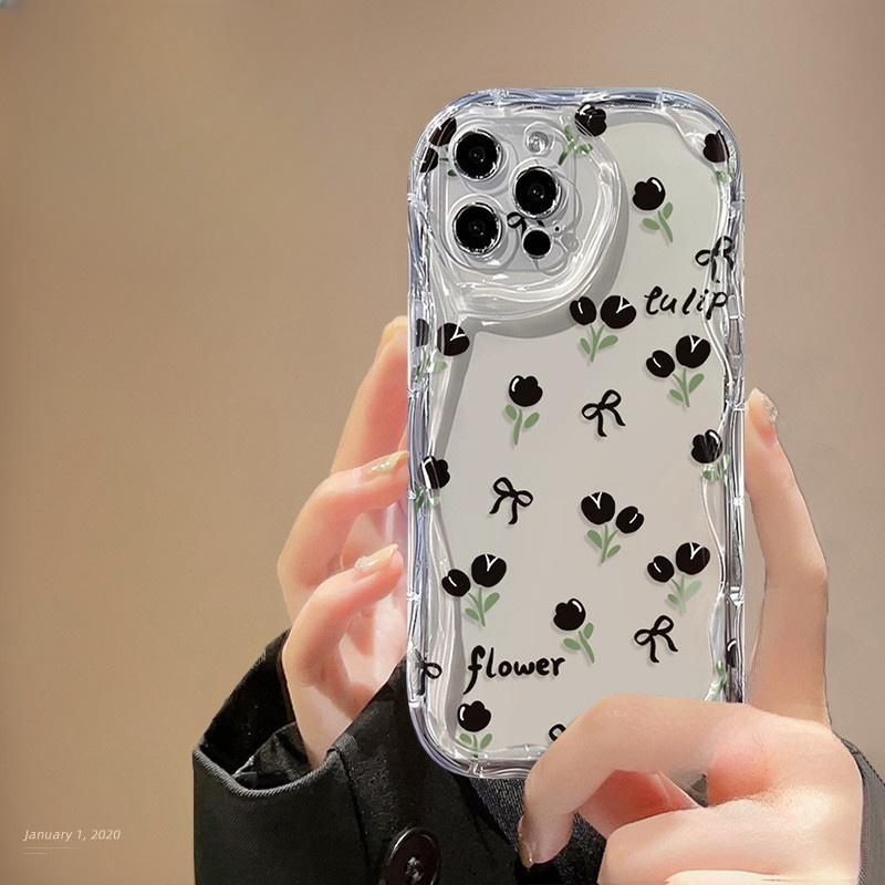 Pink Heart Tulip Flower Case For Infinix Note 40 30 Pro Zero 30 Hot 40i 30i 30 Play Smart 8 Tecno Spark 20 Cover Soft Capa