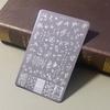 Manicure Template Steel Plate with Print a Variety of Patterns Design for Mother Wives Girlfriends Daughters