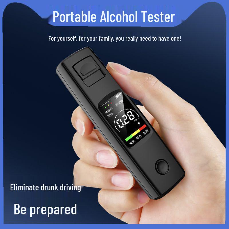 Portable Non-Contact Breathalyzer Alcohol Tester for Vehicle Use