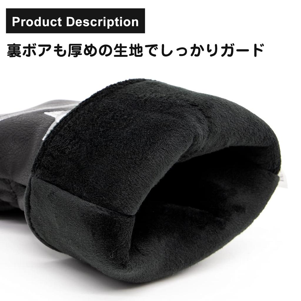 Golf Club Head Cover Ninja Specification Golf Wood Cover Set Golf Driver Cover Fairway Hybrid Head Cover Made of High Quality Leather For Women and