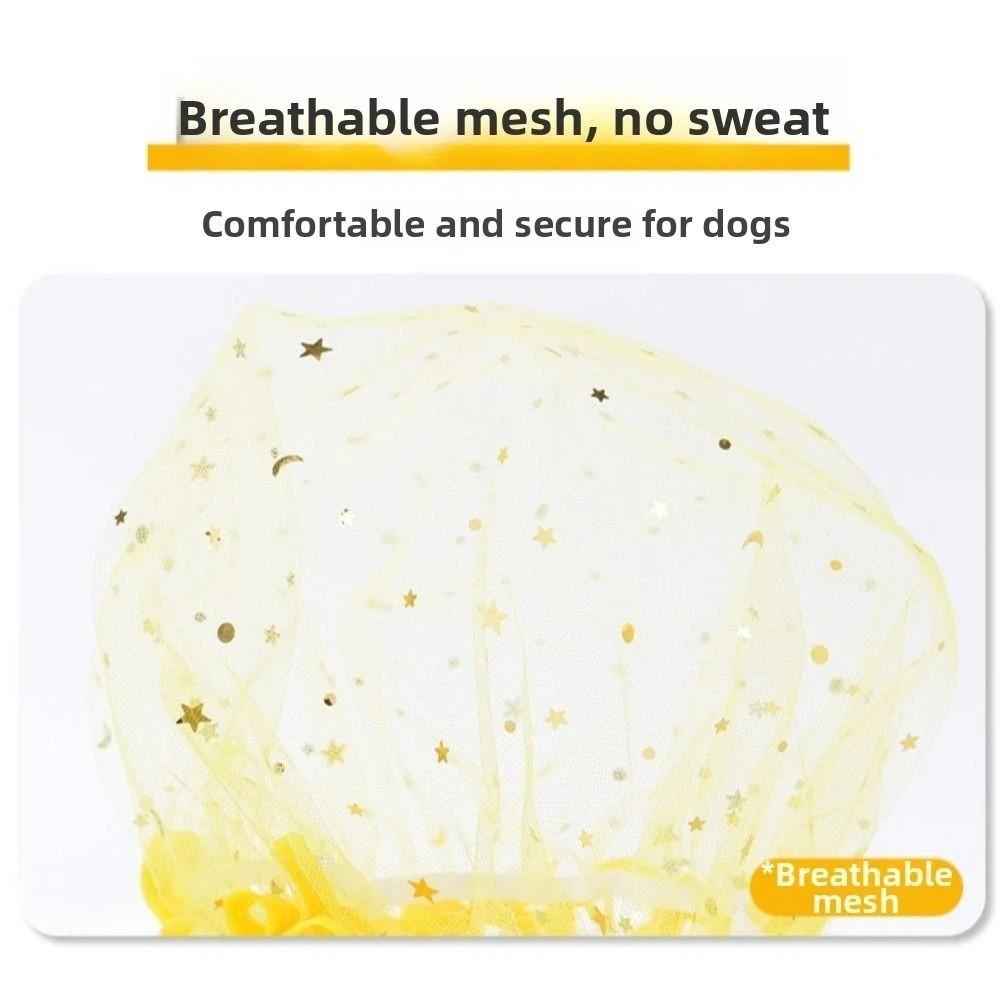 Face Cover Dog Anti-Eating Headgear Anti-Mosquito Eating Dog Protective Veil Pet-Specific