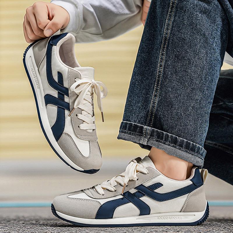 TUINANLE Herren Plateau-Sneaker mit dicker Sohle, atmungsaktives Mesh, leicht, Dad Shoes, Freizeit-Sportschuhe zum Gehen