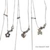 Pendant Necklace Women Short Stainless Steel Pendant Choker Neck Chain Stainless Steel Material Jewelry Gift for Girls
