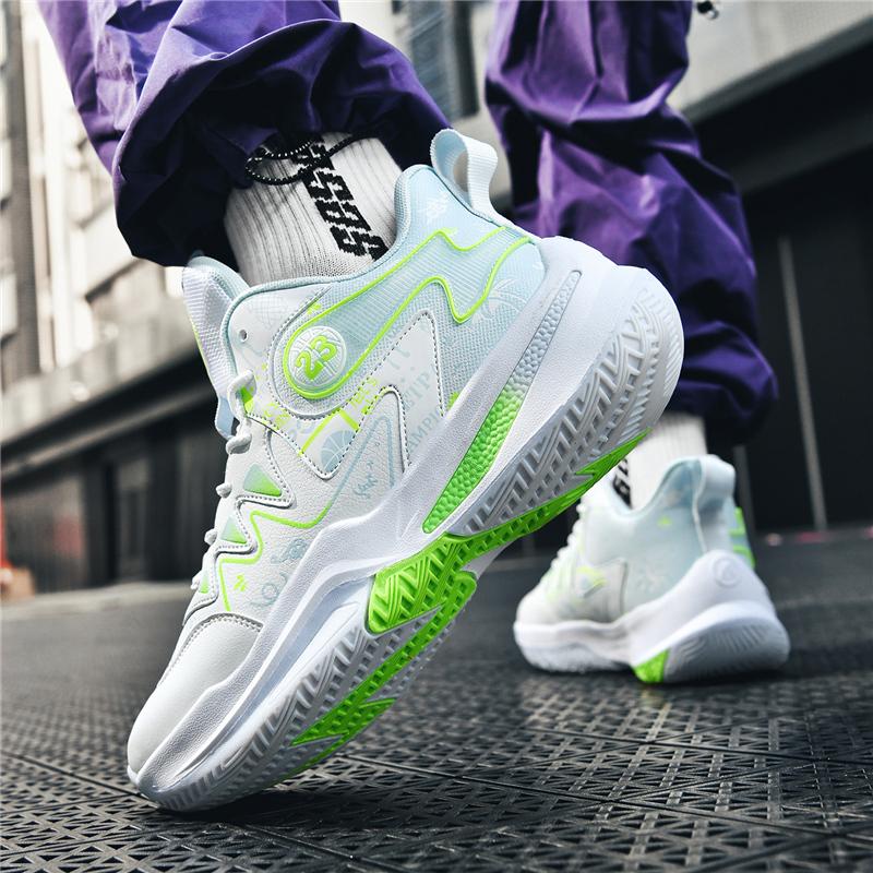 2026 New Women and Men Basketball Sneakers Shock-Absorbant Basketball Shoes Comfortable Outdoor Sneakers Mandarin Duck Shoes