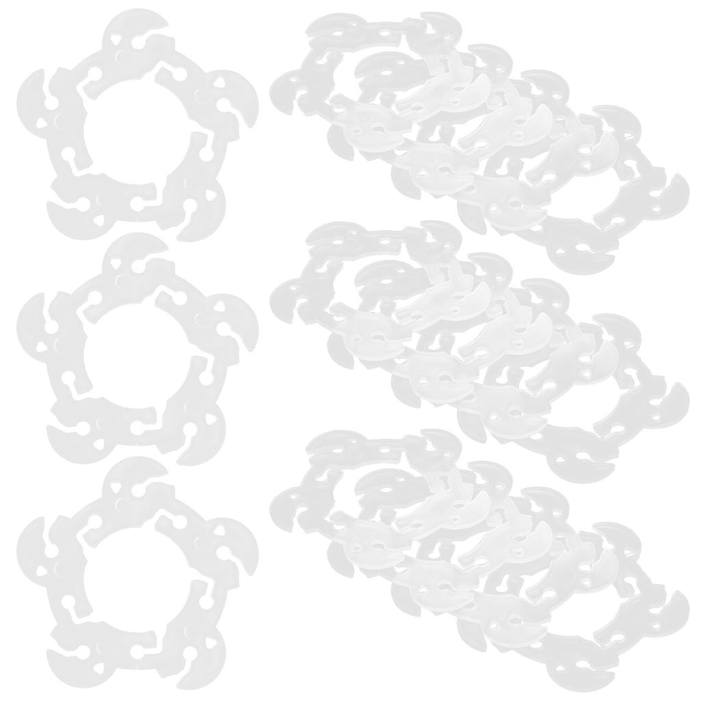 100 Pcs Ballon Balloon Arch Clip Folder Clips Wedding Rings Balloons Column Connectors