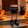 Festival-Feierbedarf Halloween Kessel Süßigkeitenschale, 20 Zoll Hexenbein Schüssel Eimer, Festliche Feiertagsdekorationen für Büro Kunststoff Groß