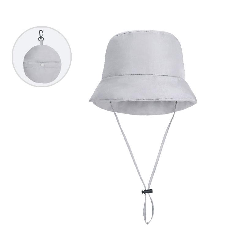 

Зимняя теплая ветрозащитная шапка-ушанка женская шляпа-ведро складная шляпа рыбака светло-серый