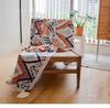 Bohemian Ethnic Knitted Throw Blanket - Nordic Shawl, Air Conditioning Cover, Tassel Bed End Blanket for Homestay.