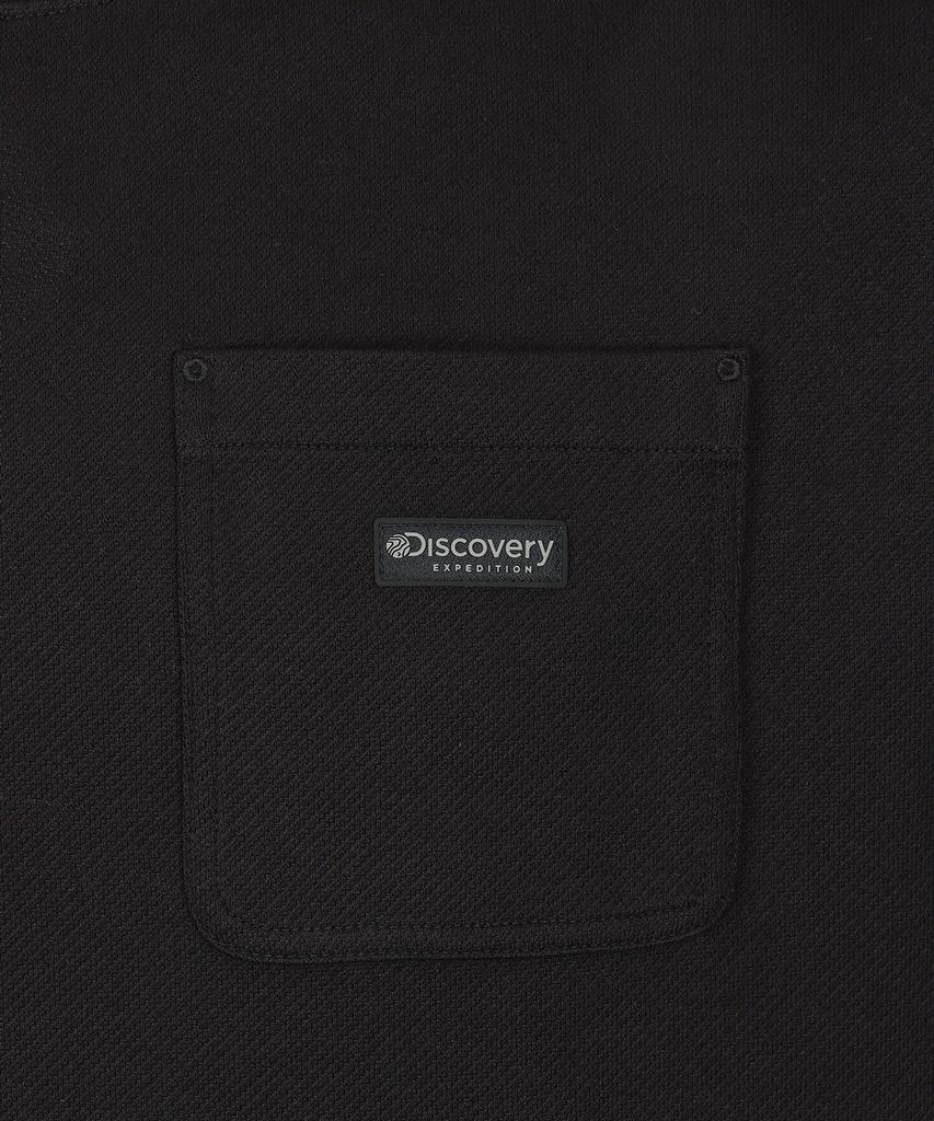 DISCOVERY EXPEDITION Men'S Freshvent Jacquard Training Short Sleeve T-Shirt (Black)