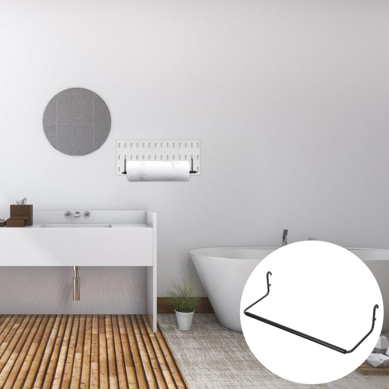 Perforated Paper Roll Holder Towel Hangers Hook Hooks Peg Board Pegboard Shop Stainless Steel Tabletop Accessories