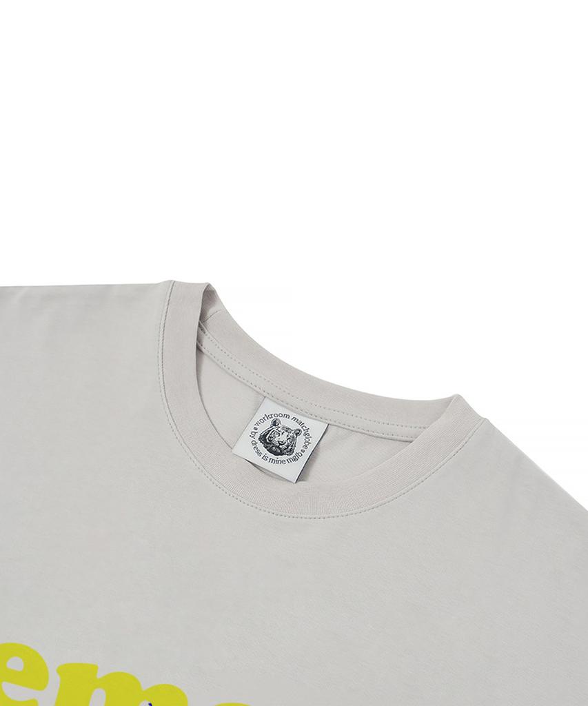 MATCHGLOBE Lemons Flavor Oversized Tee (Beige)