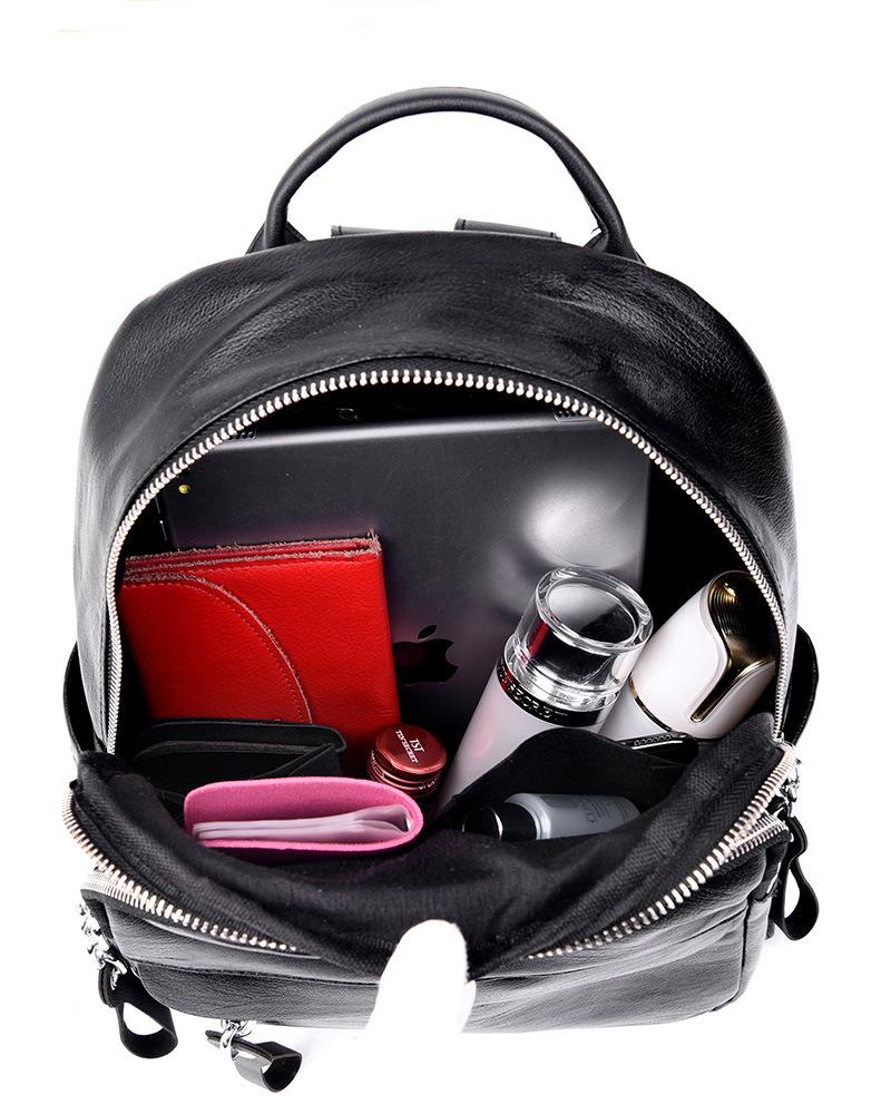 Módní korejský PU módní batoh 2024 pro ženy – příležitostný, univerzální, velká kapacita