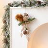Christmas Hanging Ornament Simulation Squirrel Pendant Christmas Tree Creative Decoration New Year Party Ornament