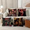Band S-Slayer Music Pillow Case Office Cushions Suitable For Sofa Car Bedroom Decorative Cushion Cover