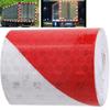 Red White Reflective Tape High Intensity Waterproof Conspicuity Tape for Car Truck Trailer Motorcycle Night Safety Warn 3Meters