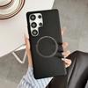 For Samsung Galaxy S25 Ultra Case Compatible with MagSafe Anti-Drop PU Leather+TPU Cover