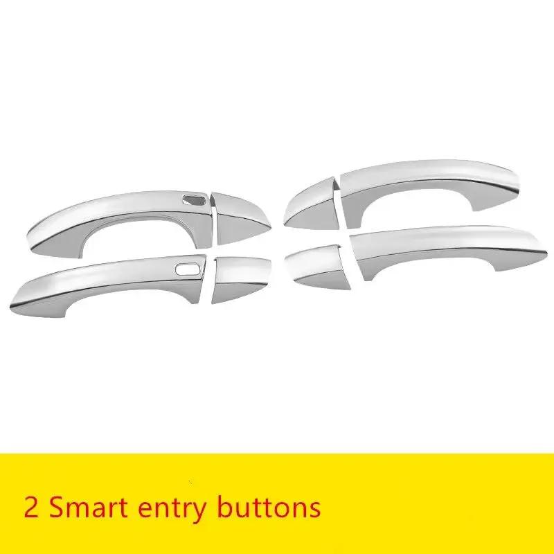 For Seat Leon MK3 2013 2014 2015 2016 2017 2018  Chrome Car Side Door Handle Cover Bowl Trim Sticker Styling Accessories