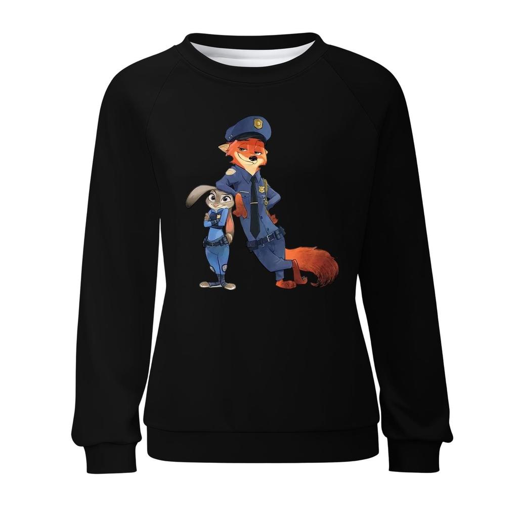 Women's Fashion Casual Long Sleeve Loose Printed Sweatshirt