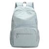 Ryggsäck i enfärgat dam lätt utomhusryggsäck stor kapacitet student skolväska