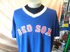 Vintage 90's Boston Red Sox MLB Baseball Jersey V Neck Ringer T-shirt XL