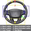 For Kia Sorento 2009-2014 Cadenza K7 2015 Hand Sewing Car Steering Wheel Cover