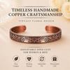Pure Copper Cuff Bracelet Adjustable Bangle Jewelry Durable Wrist Cuff  for Men and Women