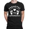 Promoted To Grandad Grandfather Baby Announcement Funny Mens TShirts TA135