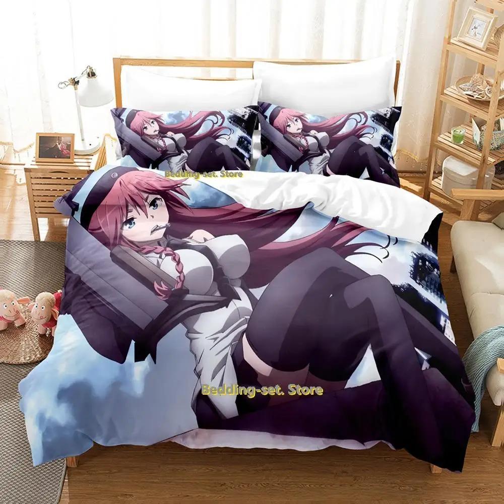 New Lilith Asami Trinity Seven Bedding Set Single Twin Full Queen King Size Bed Set Adult Kid Bedroom Duvetcover Sets Anime Bed