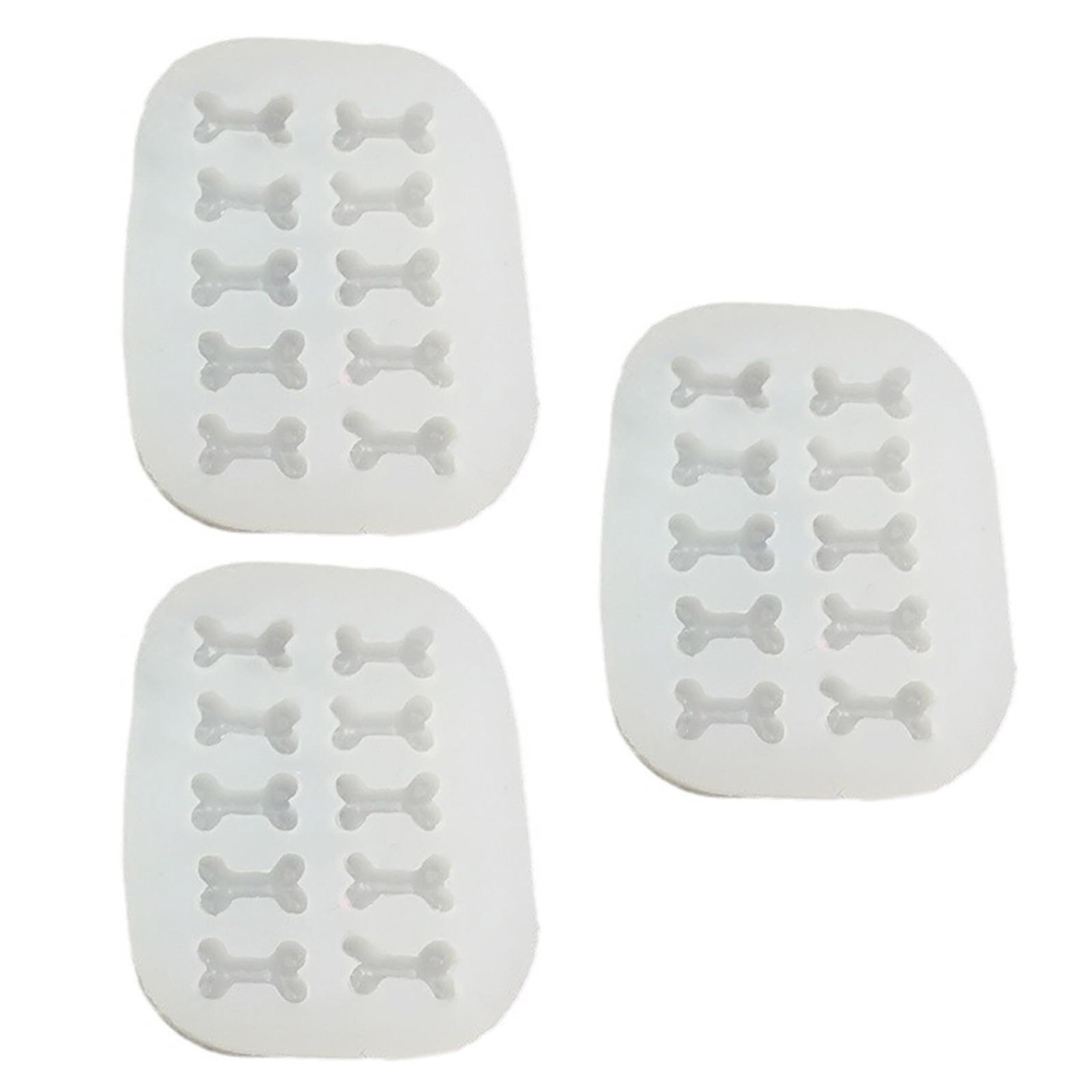 

Набор из 3 форм из пищевого силикона для лакомств для домашних животных и шоколада, форма для выпечки десертов, удобный лоток для кубиков льда A