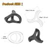 Silicone Semen Lock Ring Male Penis Ring Reusable Delay Ejaculation Lasting Scrotum Lock Ring Sex Toys for Men Adult Products
