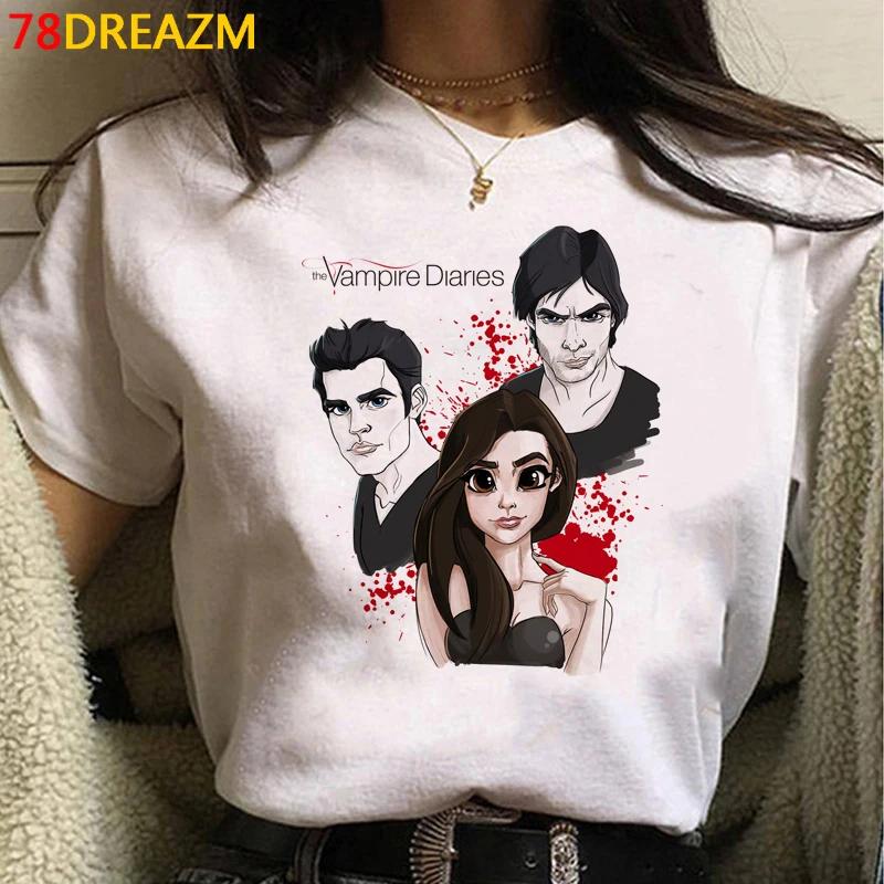 The Vampire Diaries TV Inspired T-Shirt the Vampire Diaries t shirt ulzzang casual aesthetic t shirt top tees Unisex T-Shirt