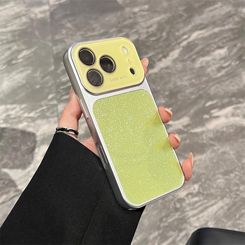 Luxury Gradient Glitter Case for iPhone 17 Pro, Compatible with 16 ProMax, 14/15 Models, Offers Instant Glamour and Drop Protection.