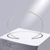Vnox Minimalistische Damen-Halsketten, Goldfarbener Edelstahl-Choker, Schicke Zarte Streetwear Club-Halsketten
