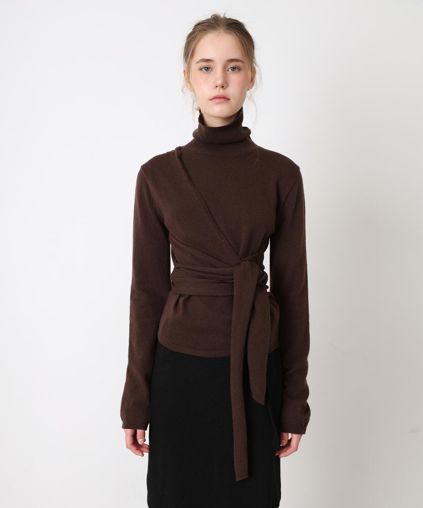 Daenkeudieo Lab Line Wool Turtleneck - Brown