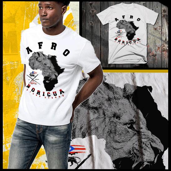 Afro Boricua  Afro Latino Afro Puerto Rican Borinquen Melanin Roots Unisex T-Shirt XXL