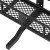 Black Spare Tire Mount Rear Carrier Impact Proof Luggage Basket  for 1/10 RC Crawler