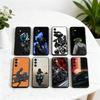 M-Motorrad Cool R-Rider MR Handyhülle Schwarzes Silikon Weich Für Samsung Galaxy A73,A72,A71,A70,A53,A52,A51
