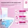 Velvety Fruity Foam Toilet Bowl Cleaner - Deodorizes, Descales, and Removes Yellow Stains