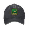 Berretto da Baseball Springbok in Cotone Lavato Vestibilità Classica Cappello Regolabile con Iconico Emblema Verde Oro per Uso Esterno Casual